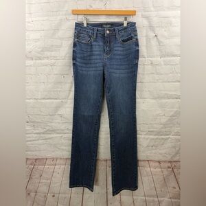 Judy Blue Women's Straight Leg Jeans - Dark Blue